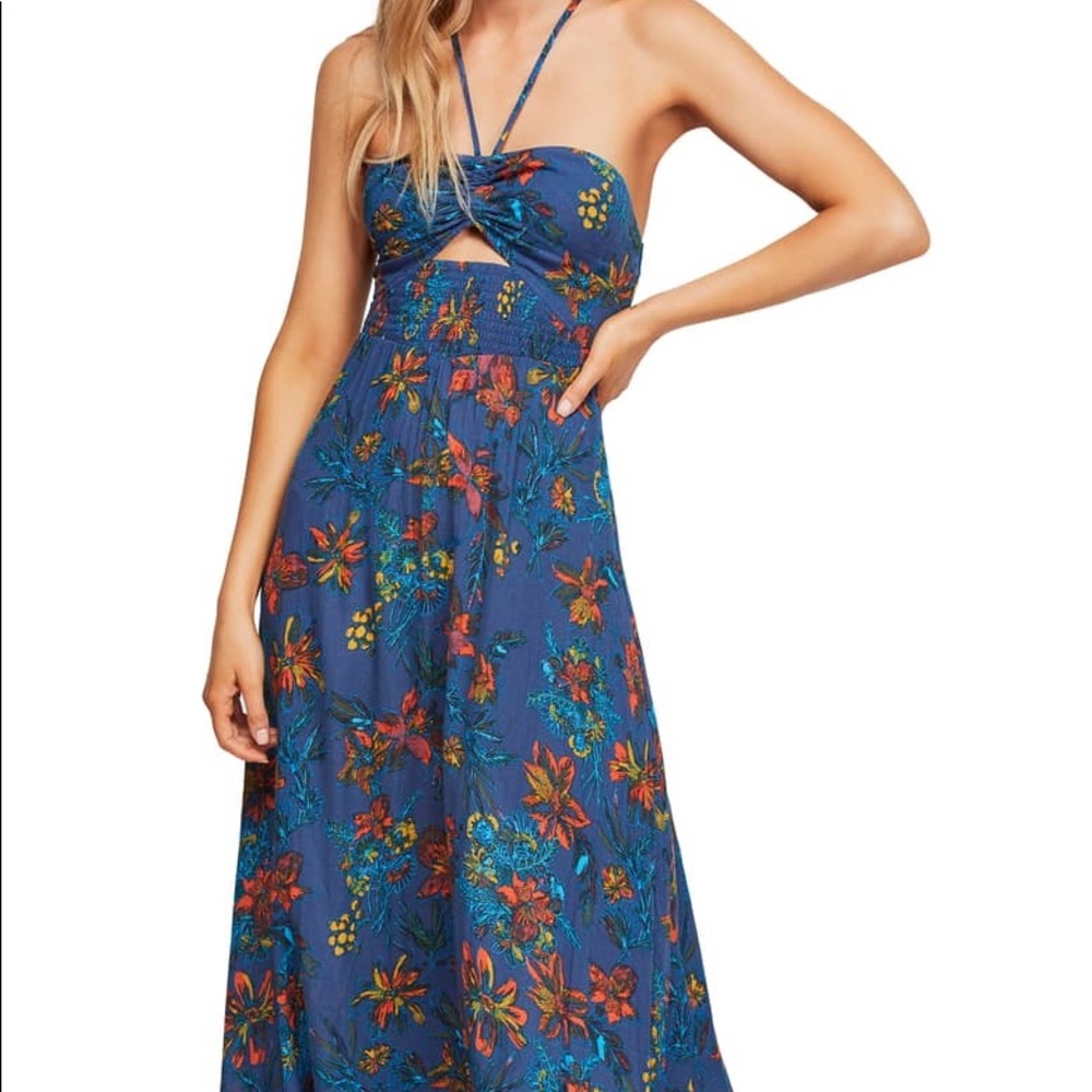 Free People Blue Maxi Dress